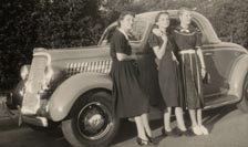 Nana with Ruth and friend, being coy...
