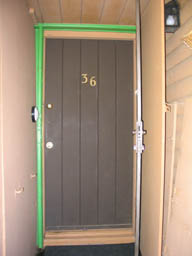 October 2003 - original door