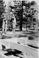 June 1951 - Jerry and Skipper, helping out
