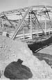 Jan 1938.  Bridge crossing the Arkansas River, upper end of the Royal Gorge