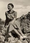 Nana at the Welspar Mine, west of Canon City, 1937